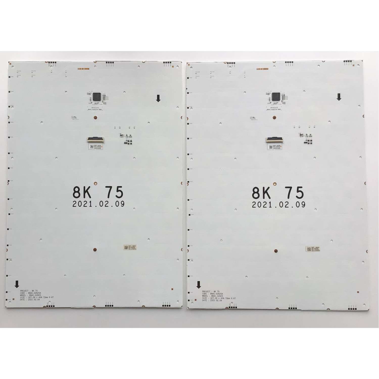 KIT DE LED'S PARA TV SAMSUNG 8K ( 10 PZ ) / NUMERO DE PARTE BN41-02825A / BN97-18029A / BN4102825A / 02825A / BN9718029A / 18029A / DFVC2130 / NB14300000 / 011006463327 / PANEL CY-TA075JLAV1H / MODELO QN75QN900AFZXA AA01 - Imagen 4